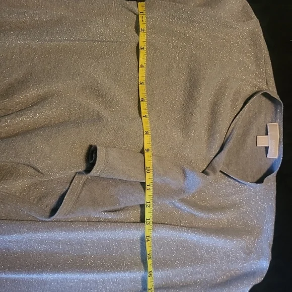 Michael Kors Waterfall Cardigan Gray Women's Size Small EUC - Picture 5 of 5